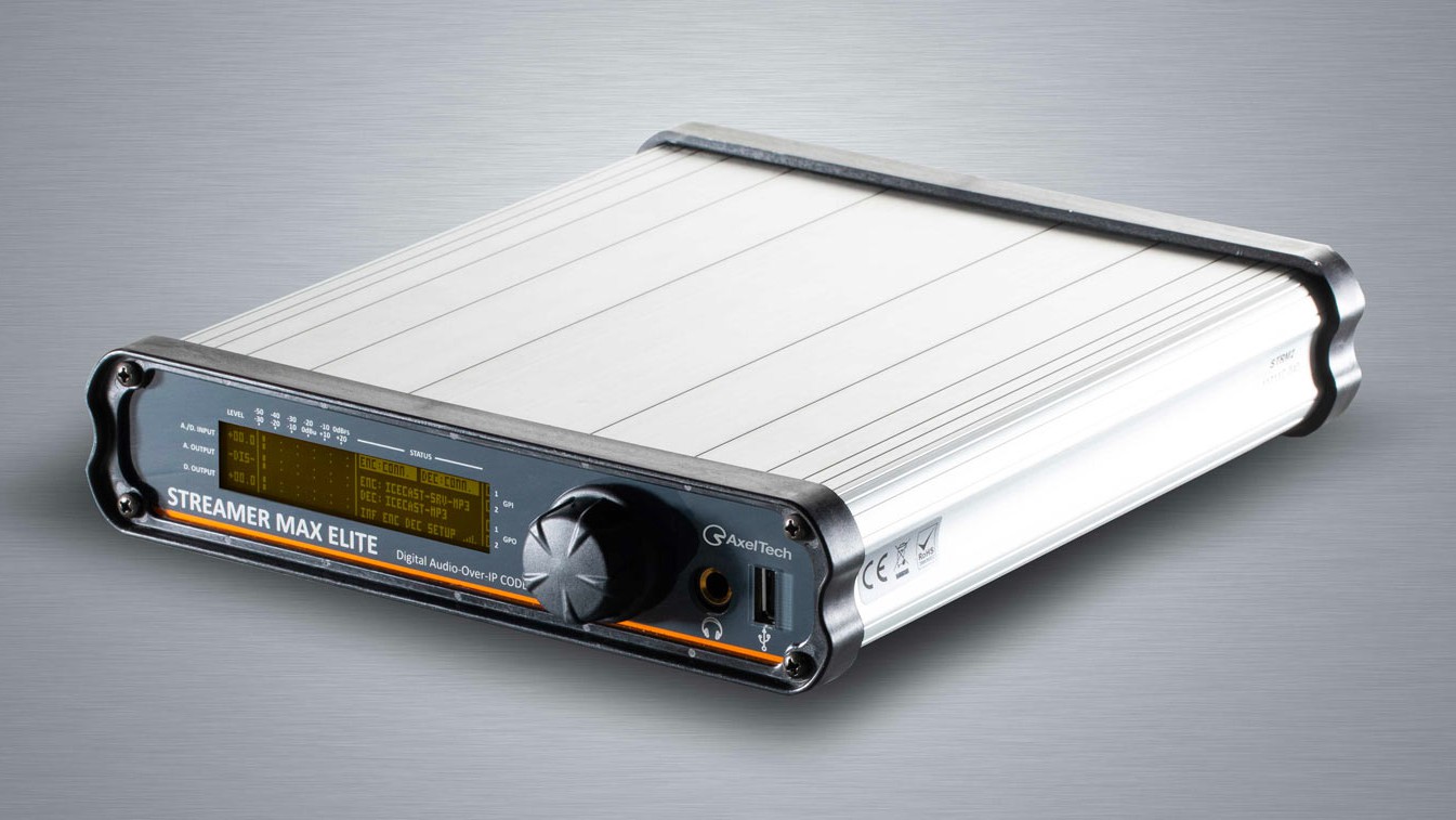 Encoder Audio over IP Streamer Max AxelTech